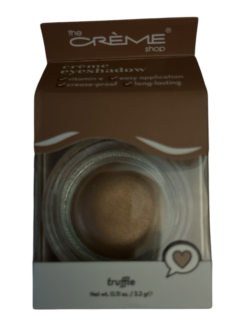 The Crème Shop Truffle Creme Eyeshadow - Shimmery Brown